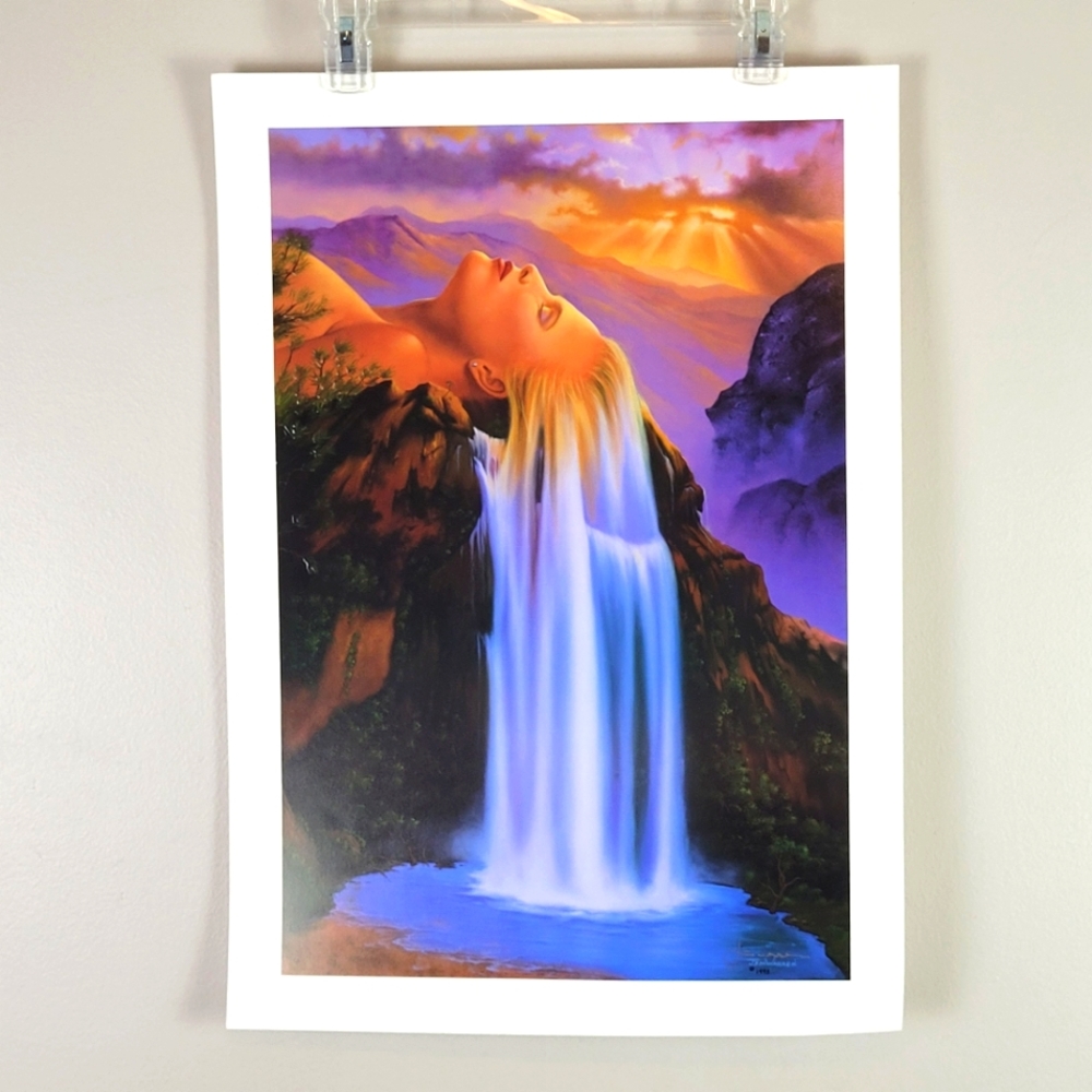 VINTAGE 1993 Jim Warren Signed Print!
